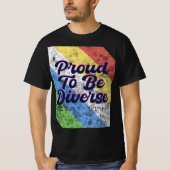 Trots om divers te zijn - Disability Pride T-shirt (Voorkant)