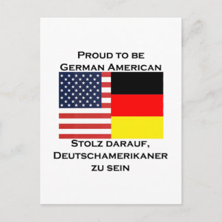 trots om Duits-Amerikaans te zijn Briefkaart
