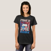 Trots om een American Cat Patriotic C zijn T-shirt (Voorkant volledig)
