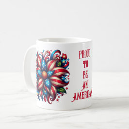 Trots om een Amerikaan te zijn - 4th of July Coffe Koffiemok