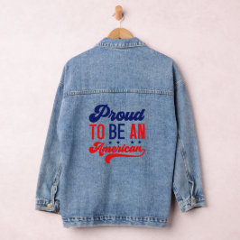 Trots om een Amerikaan te zijn Denim Jacket