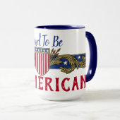 Trots om een Amerikaan te zijn Mok (Voorkant rechts)