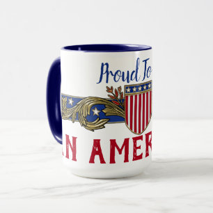 Trots om een Amerikaan te zijn Mok