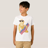 Trots om een Amerikaanse 4 juli Banana Meme te zij T-shirt (Voorkant volledig)