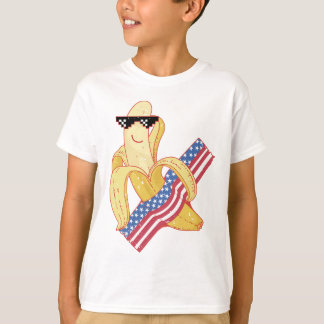 Trots om een Amerikaanse 4 juli Banana Meme te zij T-shirt