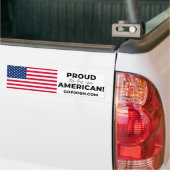 TROTS om een AMERIKAANSE Bumpersticker te zijn (Op Truck)