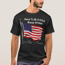 Trots om een Amerikaanse marineveteraan te zijn me T-shirt