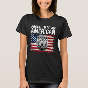 Trots om een Amerikaanse patriottische Amerikaanse T-shirt