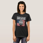 Trots om een Amerikaanse patriottische Amerikaanse T-shirt (Voorkant volledig)