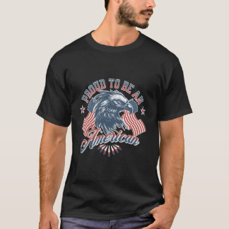 Trots om een Amerikaanse patriottische Gezegde te  T-shirt