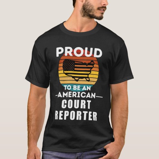 Trots om een Amerikaanse rechter te zijn T-shirt (Voorkant)