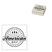 Trots om een Amerikaanse Rubber Art Stamp te zijn Rubberstempel (Gestempeld)