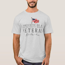 Trots om een Amerikaanse veteraan te zijn T-shirt