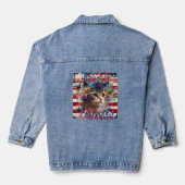 Trots om een democraat te zijn denim jacket (Achterkant)