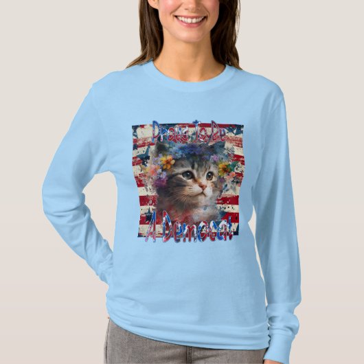 Trots om een democraat te zijn t-shirt (Voorkant)