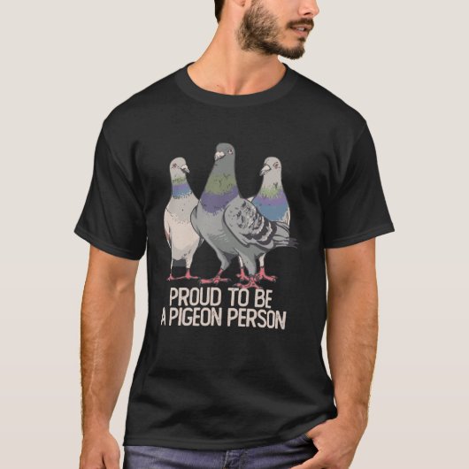 Trots om een duif te zijn t-shirt (Voorkant)