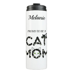 Trots om een kattenmoeder te zijn thermosbeker