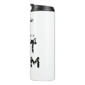 Trots om een kattenmoeder te zijn thermosbeker (Geroteerd rechts)