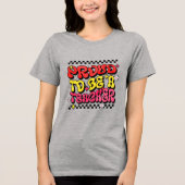 Trots om een leraar te zijn Retro - leraar cadeau Tri-Blend Shirt (Voorkant)