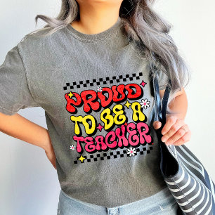 Trots om een leraar te zijn Retro - leraar cadeau Tri-Blend Shirt