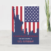 Trots om een nieuwe Amerikaanse burger te zijn Kaart (Voorkant)