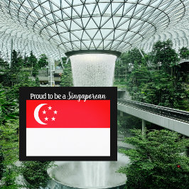 Trots om een Singaporees Nationaal Dag Briefkaart 