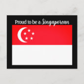 Trots om een Singaporees Nationaal Dag Briefkaart  (Voorkant)