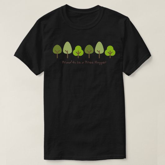 Trots om een Tree Hugger Live Green Love Natuur G T-shirt (Design voorkant)