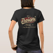 Trots om een Troiani te zijn – Legende voor altijd T-shirt (Achterkant)
