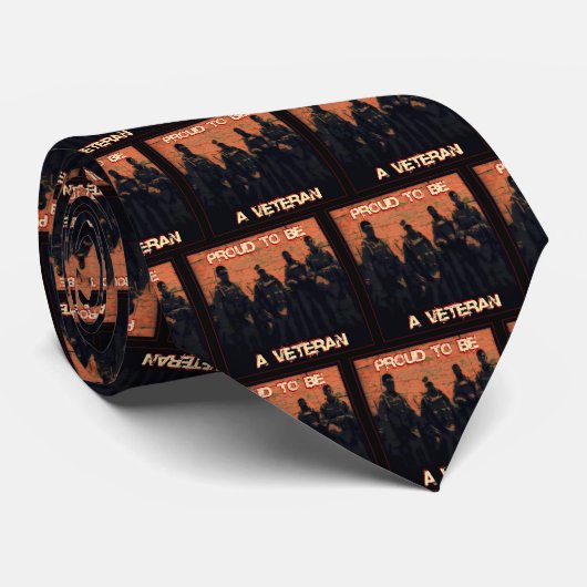 Trots om een veteraan Stropdas te zijn (Opgerold)