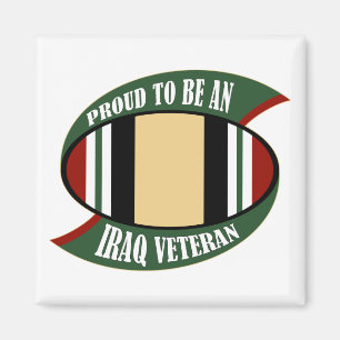 trots om een veteraan uit Irak te worden Magneet