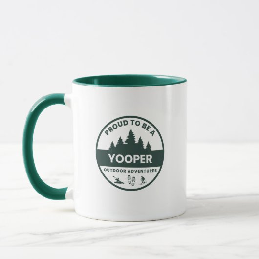 Trots om een Yooper Coffee Mok te zijn (Links)