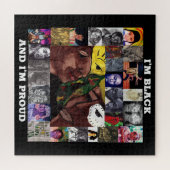 TROTS OM EEN ZWARTE puzzel TE ZIJN Legpuzzel (Horizontaal)