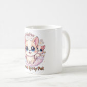 Trots om eigendom te zijn van mijn huisdier Schatt Koffiemok (Voorkant rechts)