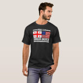 trots om Georgisch - Amerikaans patriottisch Georg T-shirt (Voorkant volledig)