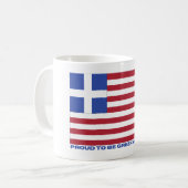 TROTS OM GRIEKS-AMERIKAANS TE ZIJN! KOFFIEMOK (Voorkant links)