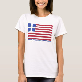 TROTS OM GRIEKS-AMERIKAANS TE ZIJN! T-SHIRT