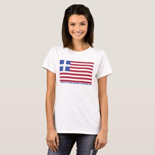 TROTS OM GRIEKS-AMERIKAANS TE ZIJN! T-SHIRT (Voorkant volledig)