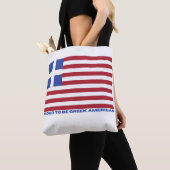 TROTS OM GRIEKS-AMERIKAANS TE ZIJN! TOTE BAG (Dichtbij)