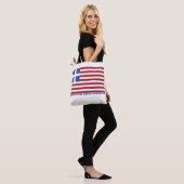 TROTS OM GRIEKS-AMERIKAANS TE ZIJN! TOTE BAG (Op model)