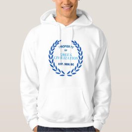 Trots om Grieks te zijn - Eigendom van de Griekse  Hoodie