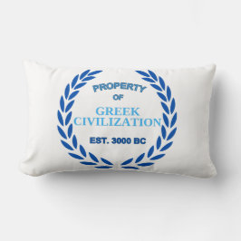 Trots om Grieks te zijn - Eigendom van de Griekse  Kussen