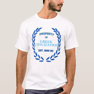 Trots om Grieks te zijn - Eigendom van de Griekse T-shirt