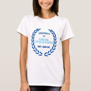 Trots om Grieks te zijn - Eigendom van de Griekse T-shirt