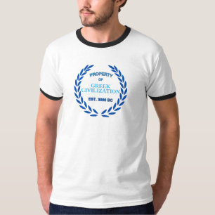 Trots om Grieks te zijn - Eigendom van de Griekse T-shirt