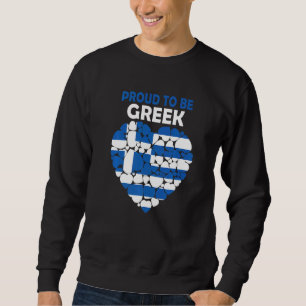 trots om Grieks te zijn Ik hou van Griekenland vla Trui