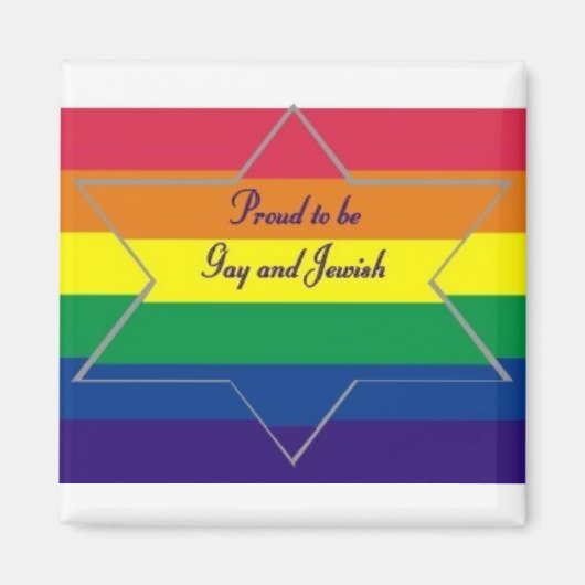 Trots om homo & joods te zijn magneet (Voorkant)