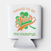 trots om Iers te zijn Blikjeskoeler (Achterkant)