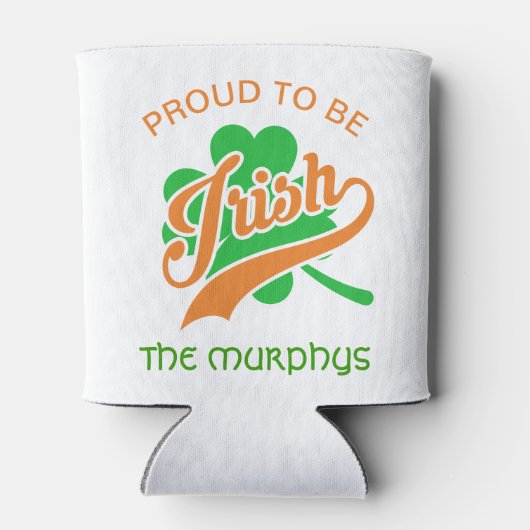 trots om Iers te zijn Blikjeskoeler (Achterkant)