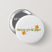 trots om Iers te zijn Ronde Button 5,7 Cm (Voorkant /achterkant)
